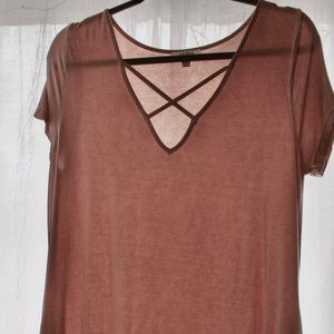 Rose Colored swing dress